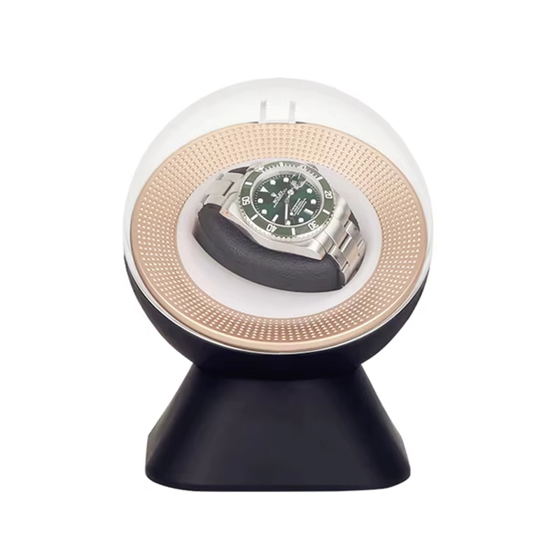 AUTO Watch Winder with window and leather texture